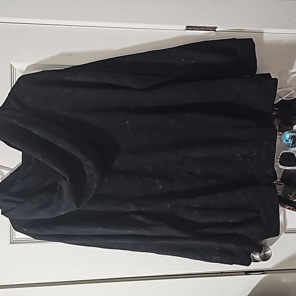 NWOT black and gray tye dye that says nope not today in white - Picture 5 of 5